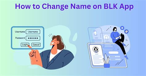 How to change my name on blk app